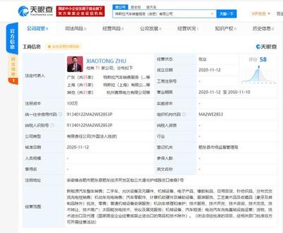 特斯拉合肥新公司正式成立，業務范圍涵蓋整車與二手日用百貨銷售
